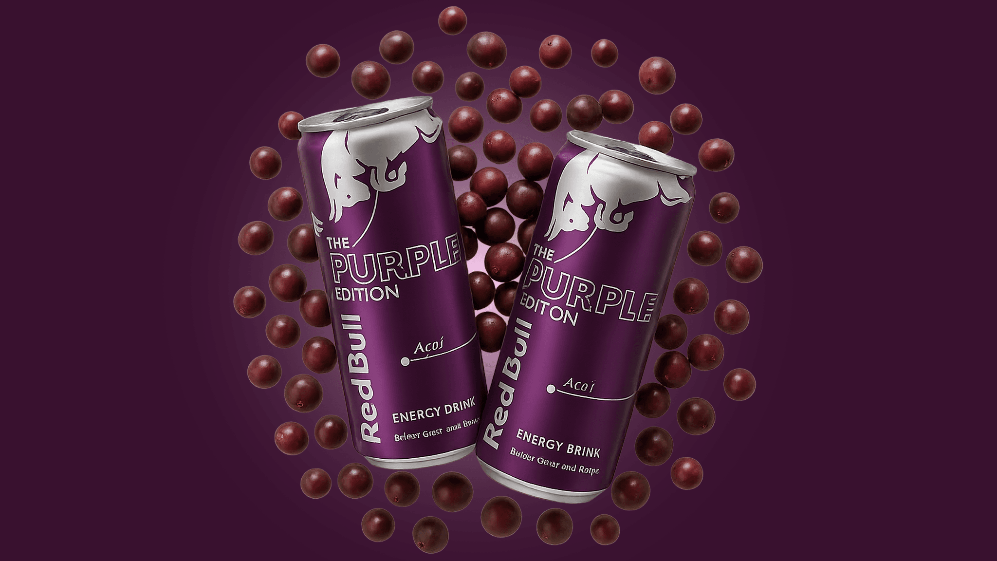 RedBull Purple Edition - Açaí Berry flavor energy drink