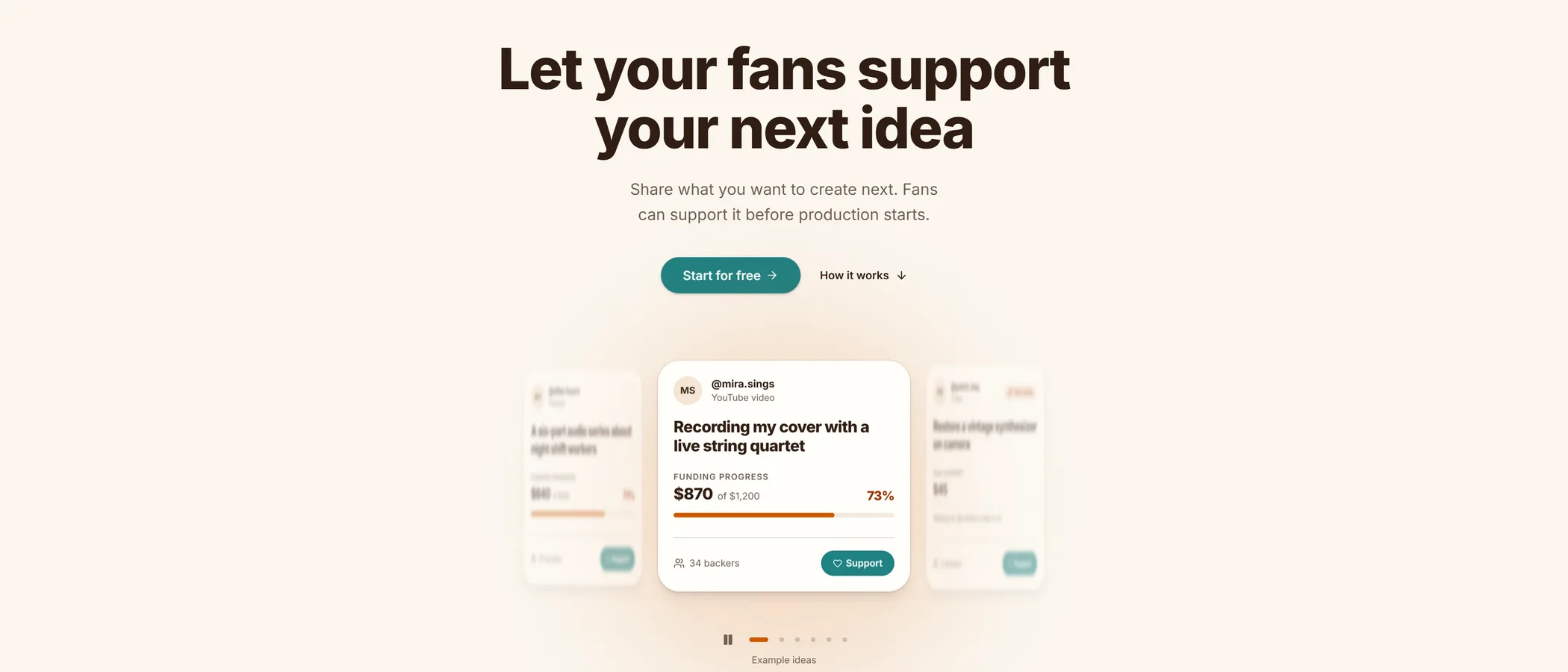 Krinio: fans back the next idea before the camera rolls